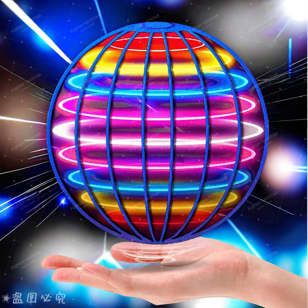Flying Ball Children's Hand Controlled Color LED Cosmic Globe 360 ° Rotating Suspension Ball Suitable for Indoor and Outdoor Toy - Buy online at  Vibe In Cart.