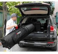 Hard Shell Nylon Golf Bag, Black, 38x34x134cm