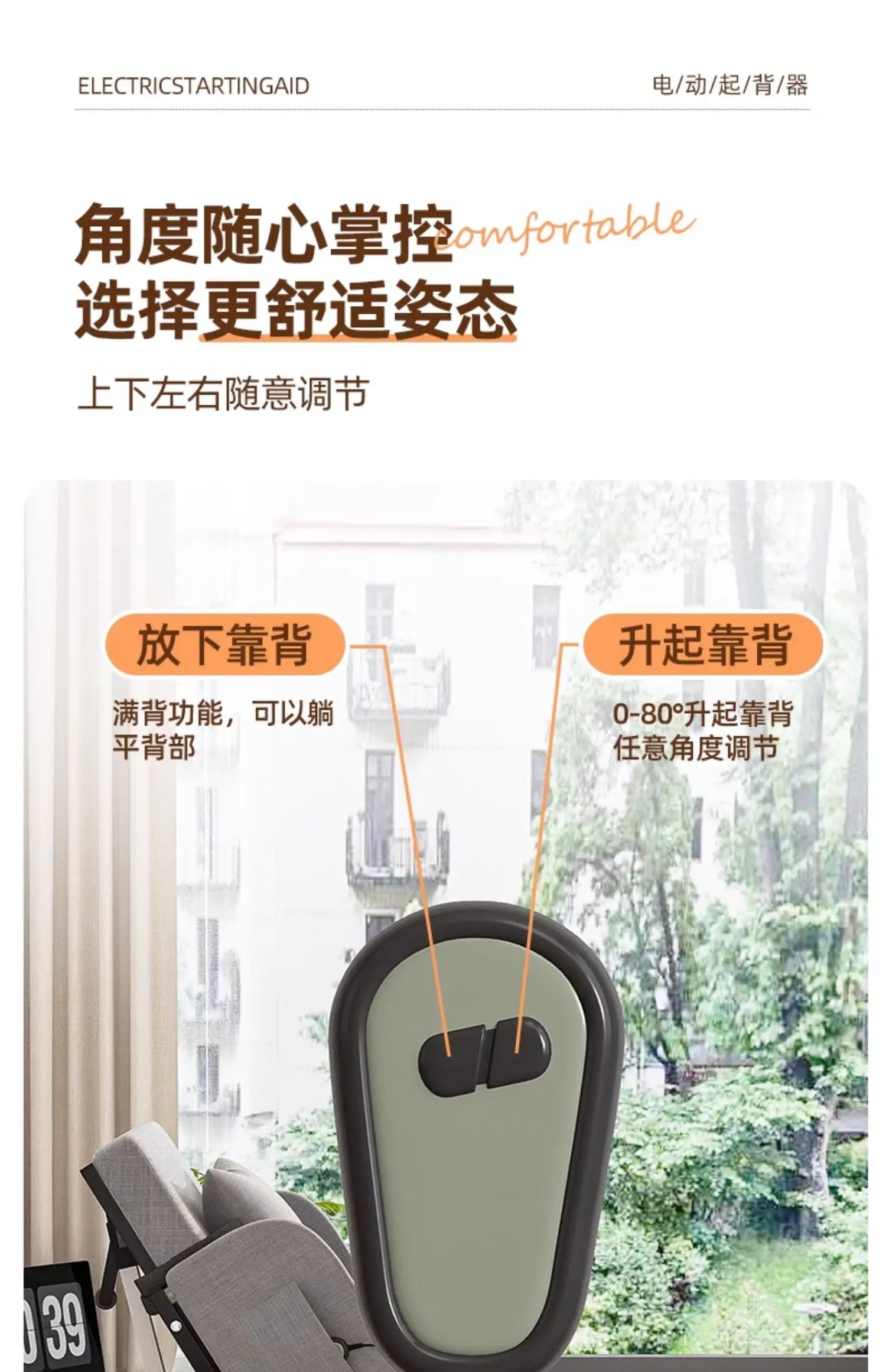 Smart Electric/hand Movement Adjustable Bed Stand Assist Recliner for Home Care Heavy Duty Hospital Bed Frame Bedroom Furniture - Buy online at  Vibe In Cart.