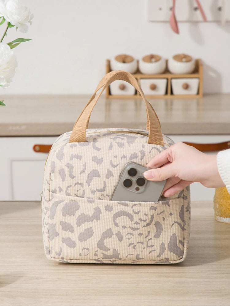 Insulated Oxford Fabric Lunch and Picnic Bag, 1 Pack