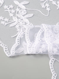 Adult Women's Triangular Lace Polyester Hair Scarf Accessory