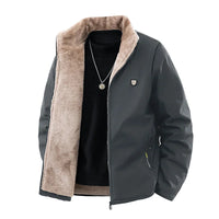 Plus Size 8XL Men's Jacket Fur Lined Sherpa Jacket Autumn Winter Men Casual Daily Wear Coats Slim Fit Keep Warm Outerwear Coat - Buy online at  Vibe In Cart.
