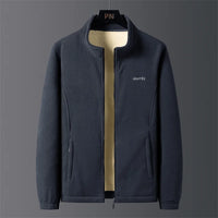 Winter Outdoor Fishing Leisure Windproof Thick Lamb Wool Jacket Comfortable Warm Breathable Men's Stand Up Collar Cotton Jacket - Buy online at  Vibe In Cart.