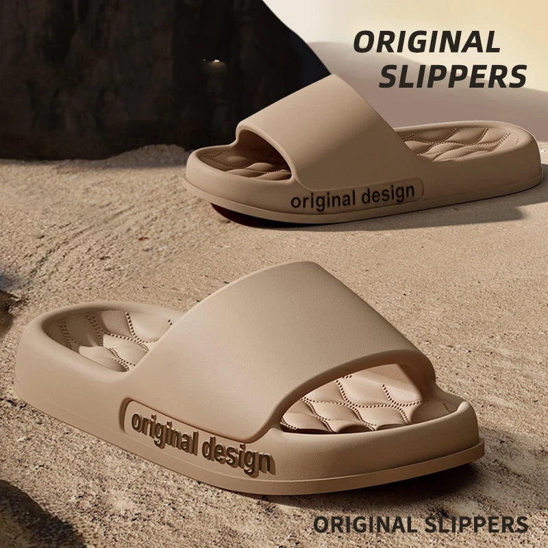 Asgard Men's Summer Slippers 2025 New Indoor Anti-slip Bathroome Slippers Comfort Thick Sole Beach Shoes Men Soft EVA Slippers - Buy online at  Vibe In Cart.