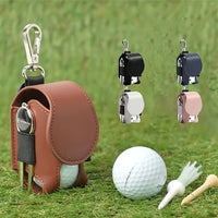 Mini PU Golf Ball Waist Holder Storage Pouch, 1 Piece