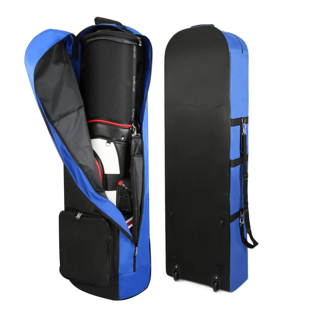 Foldable Polyester Golf Bag with Pulley and Single Layer