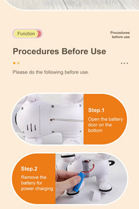 Interactive Remote Control Robot Dog with Programmable Stunts and Touch Features