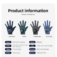 1 Pair Men Winter Warm Fleece Golf Gloves Outdoor Sports Touch Screen Gloves Non-slip Full Fingers Mittens Palm Protection - Buy online at  Vibe In Cart.