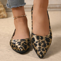 Leopard Shoes 2025 New Women Flats Woman Casual Shoes Pointe Toe Spring Summer Flat Fashion Ladies Shoes Slip-on Big Size - Buy online at  Vibe In Cart.