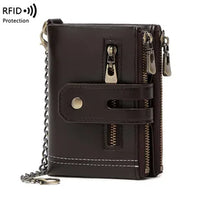 RFID Blocking Polyurethane Passport Holder with Zipper