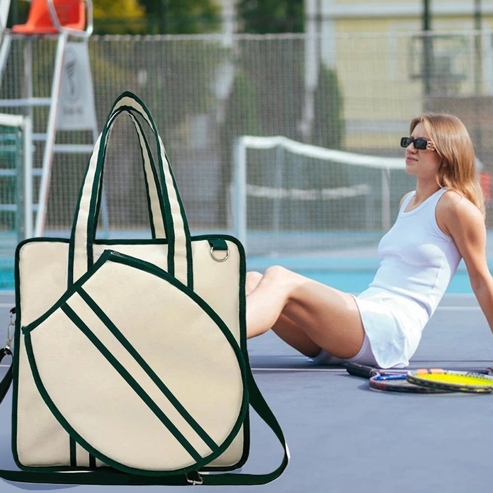 Tennis Racket Bag Large Tennis Racket Shoulder Bag Waterproof Sports Handbag Pickleball Bag for Men and Women - Buy online at  Vibe In Cart.
