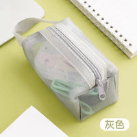 Black Transparent Portable Cable Organizer Bag for Travel Accessories