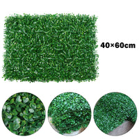 40x60cm Artificial Plant Walls Foliage Hedge Grass Mat Greenery Panels Fence Home Decor Fake Plants Garden Simulated Lawn - Buy online at  Vibe In Cart.
