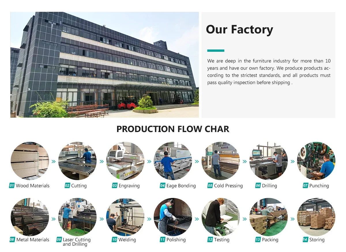 Modern Wooden Office Desk with Metal Legs, 70.9 Inches