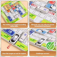 Children's educational puzzle game for logical thinking and concentration, parking lot with moving vehicles and maze toys - Buy online at  Vibe In Cart.