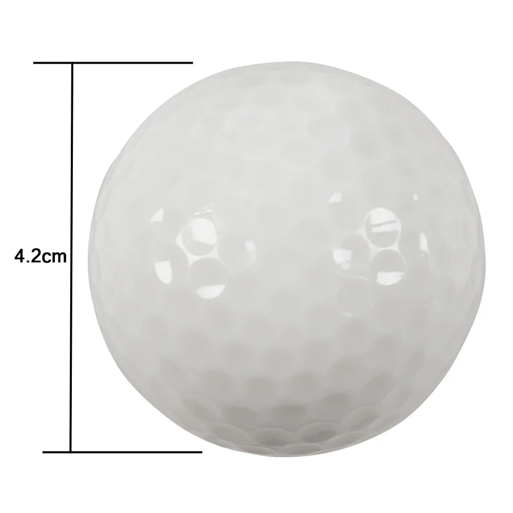 Glow In The Dark Golf Balls, Set Of 5, 4.3 Cm Diameter
