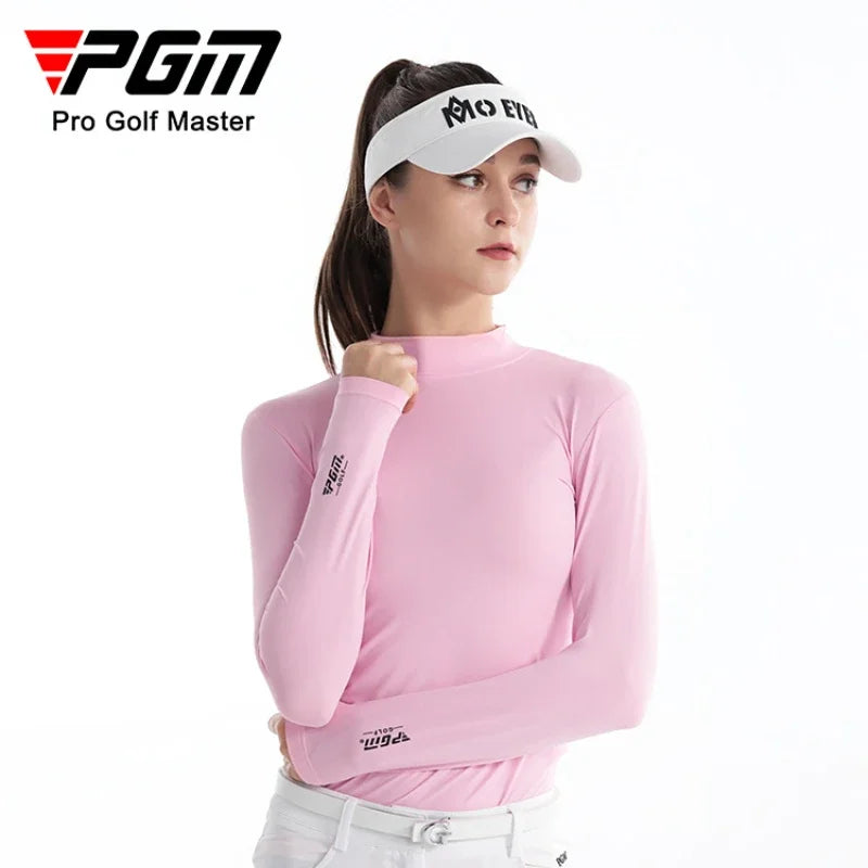 PGM Golf Ice Silk Bottom Coat Shading Sunscreen Long-sleeved T-shirt Ice Silk Shirt Summer Ultra-thin Cool Money YF001 - Buy online at  Vibe In Cart.