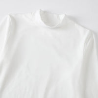 Men's Long-Sleeved Mock Neck Autumn Winter Casual Top