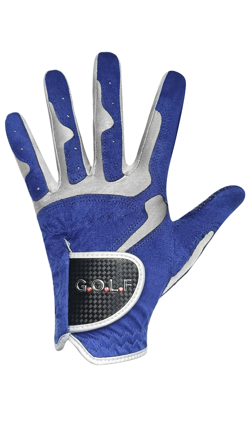 GvOvLvF 1pc Golf Gloves men Professional Breathable Blue White Soft Fabric Left Right Sports Non-slip Glove For Golfer Gift New - Buy online at  Vibe In Cart.
