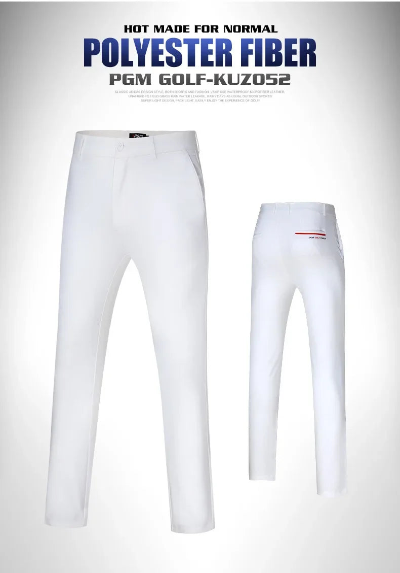 PGM Golf Tennis Men's Long Slim Trousers Spring Autumn High Elastic Sports Wear-resistant Shorts Comfortable Soft Dry KUZ052 - Buy online at  Vibe In Cart.