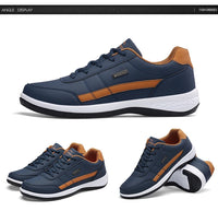 Waterproof Men's Lace-Up Casual Shoes Size 38-47