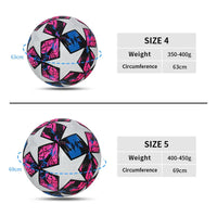 Standard Soccer Ball Professional Outdoors Sports Match Balls Training Seamless Football High Quality PU Material Size 5 Size 4 - Buy online at  Vibe In Cart.