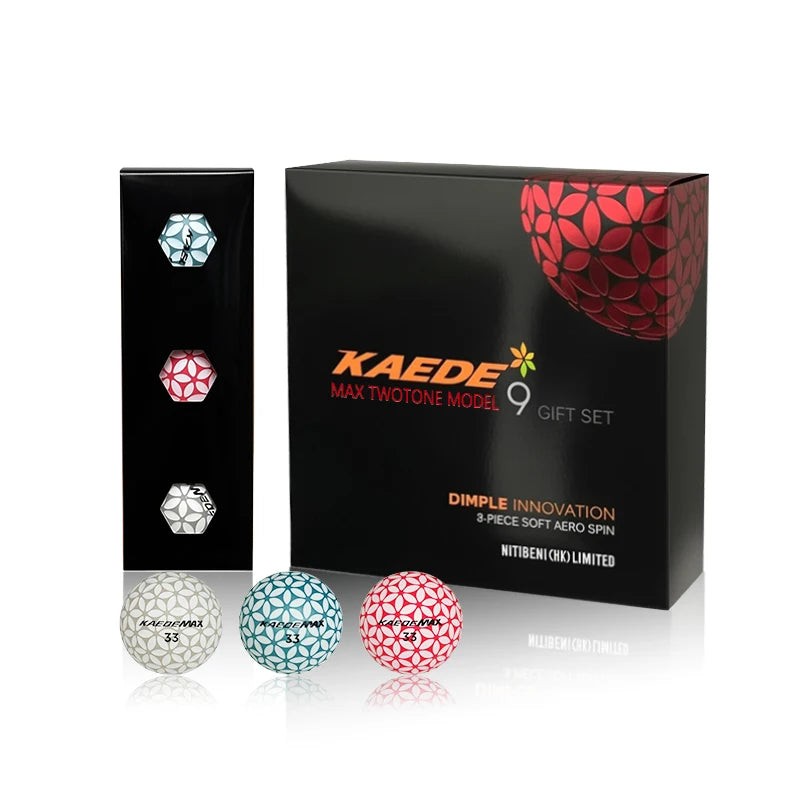 Women's Long Distance Three-Piece Golf Balls Set of 9