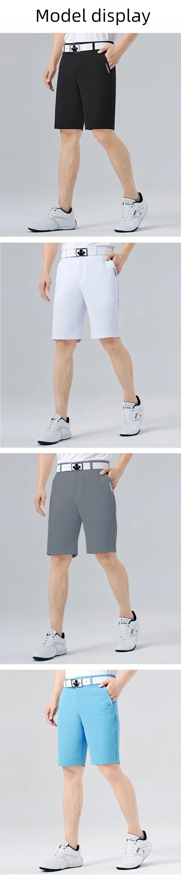 CAIIAWAV Golf Men's Shorts Summer Refreshing Breathable Comfortable Cotton Casual Clothing Sports - Buy online at  Vibe In Cart.