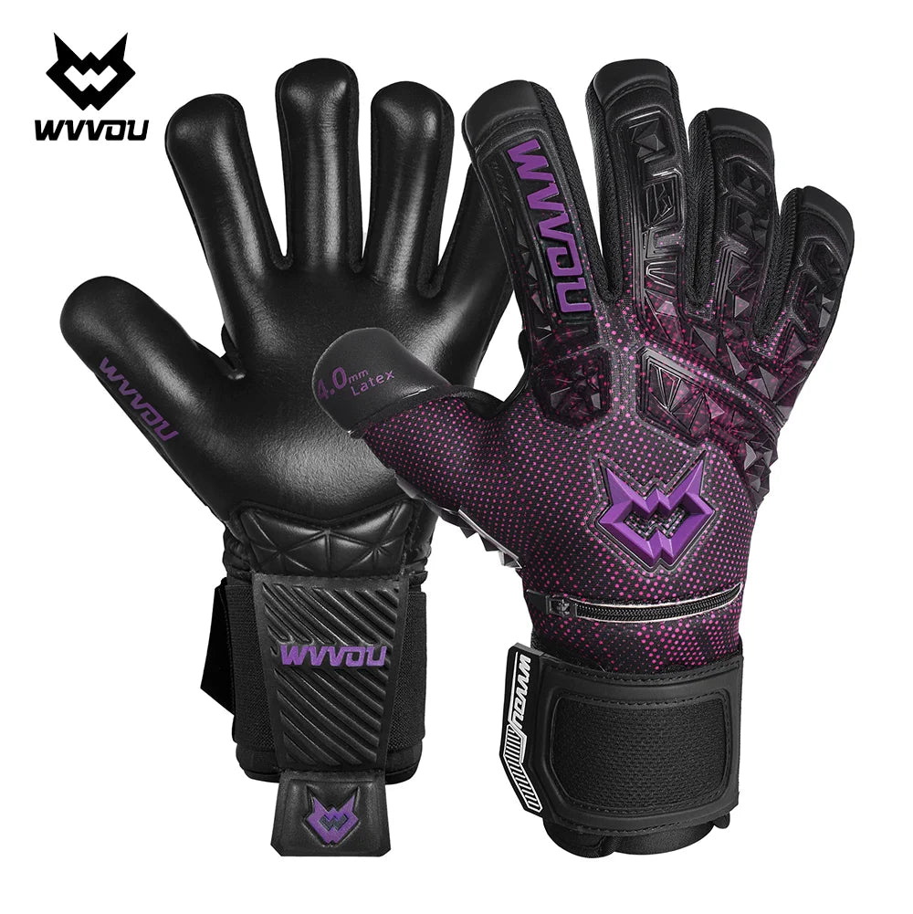 Latex Soccer Goalie Gloves for Adults and Youth with 5 Detachable Fingers