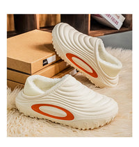 New Fashion Cotton Men's Slippers Winter Warm Plush Men Slippers Waterproof Men Garden Shoes Indoor Outdoor Men's Warm Shoes - Buy online at  Vibe In Cart.