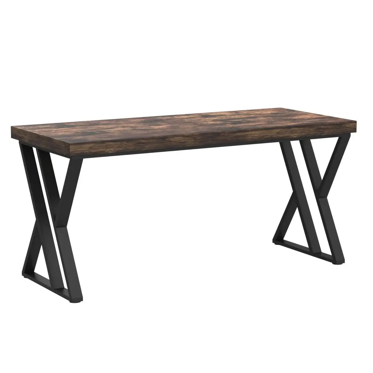 Tribesigns Writing Computer Desk, 55 inch Heavy Duty Study Desk with Z-Shaped Metal Leg, Modern Simple Home Office Computer Desk - Buy online at  Vibe In Cart.