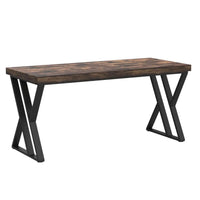 Tribesigns Writing Computer Desk, 55 inch Heavy Duty Study Desk with Z-Shaped Metal Leg, Modern Simple Home Office Computer Desk - Buy online at  Vibe In Cart.