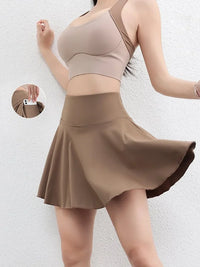 Wrinkled Yoga Skirt Women's Summer High Waist Pocket Skirt Sports Skirt Solid Color Running Training Quick drying Tennis Skirt - Buy online at  Vibe In Cart.