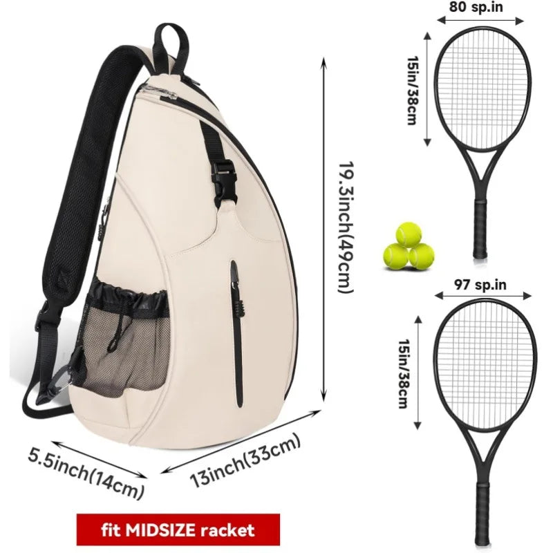 Oxford Tennis and Badminton Bag Outdoor Sports Training Shoulder Tennis Bag Pick Ball Paddle Backpack Crossbody Bags - Buy online at  Vibe In Cart.