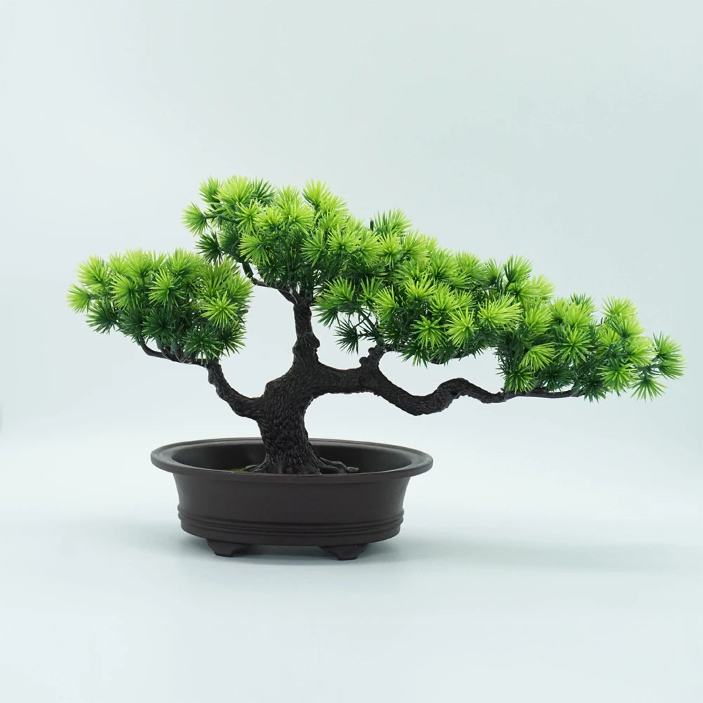 Artificial Plant Greenery Fake Bonsai Tree Indoor Bookshelf Desk Bathroom Farmhouse Decor Home Room Office Decoration Fake Plant - Buy online at  Vibe In Cart.