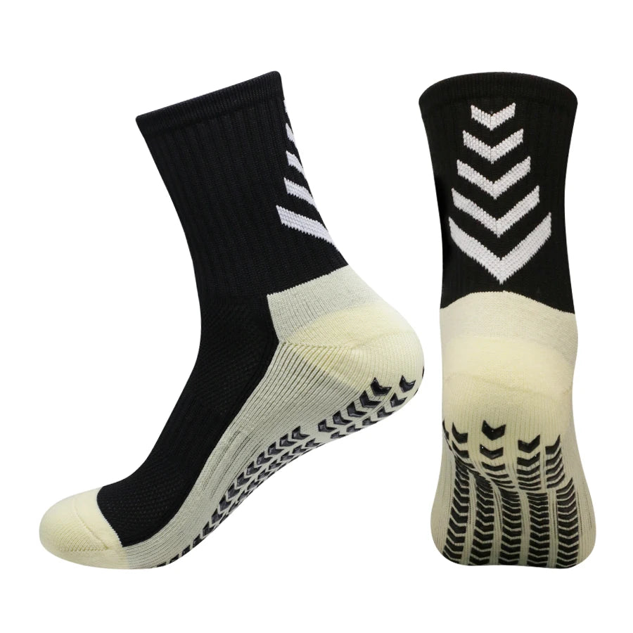 1 Pair New Men Women Soft Breathable Anti-slip Football Socks Running Soccer Basketball Badmintion Cycling Sports Grip Socks - Buy online at  Vibe In Cart.