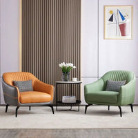 Scandinavian light luxury single sofa chair living room home bedroom leisure chair designer fabric sofa lazy small household - Buy online at  Vibe In Cart.