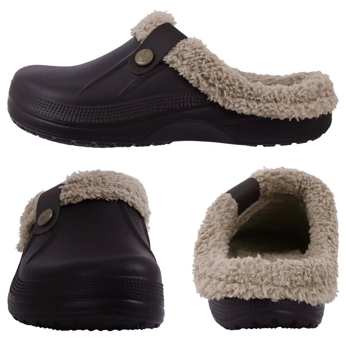Kidmi Classic Fur Shoes For Men Women Lined Clogs Waterproof Shoes Winter Fuzzy Slippers for Women Men Indoor and Outdoor Shoes - Buy online at  Vibe In Cart.