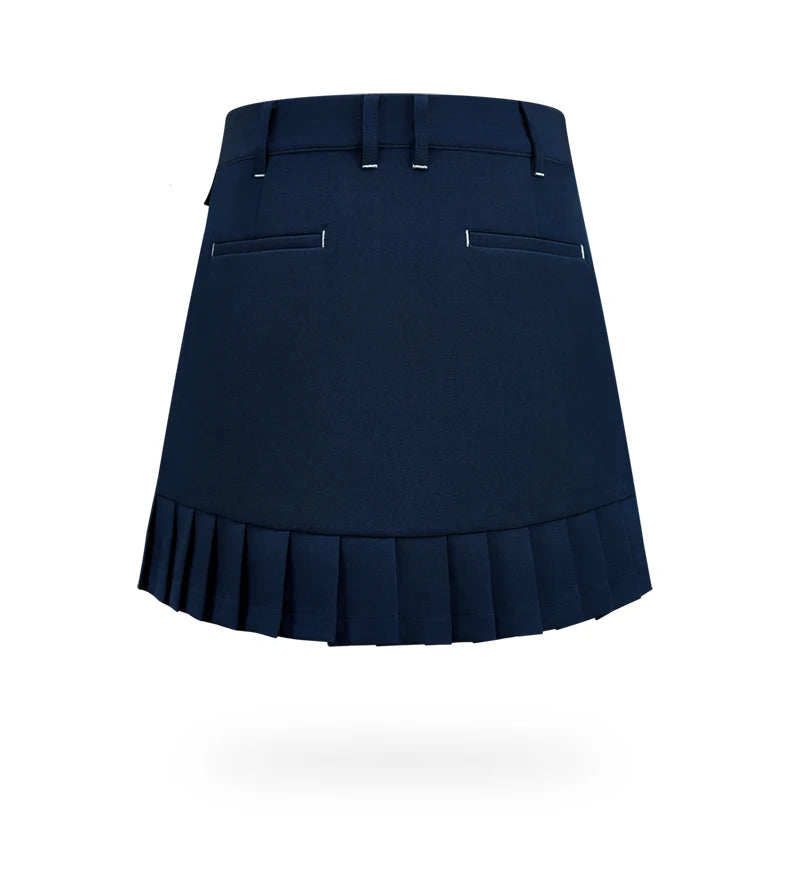 Ttygj New Women's Golf Skirt Summer Sports Pleated Skirt A-lined Split Women's Golf Sportswear Tennis Skorts with Inner Shorts