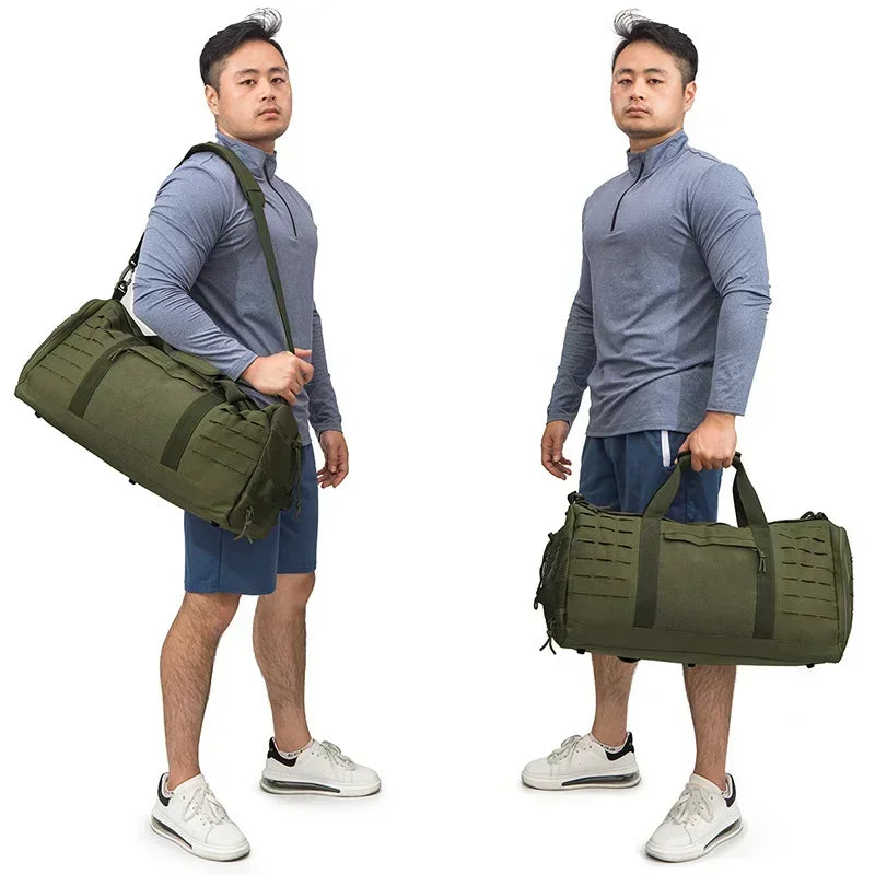 40L Polyester Soft Foldable Travel Duffel Bag for Men