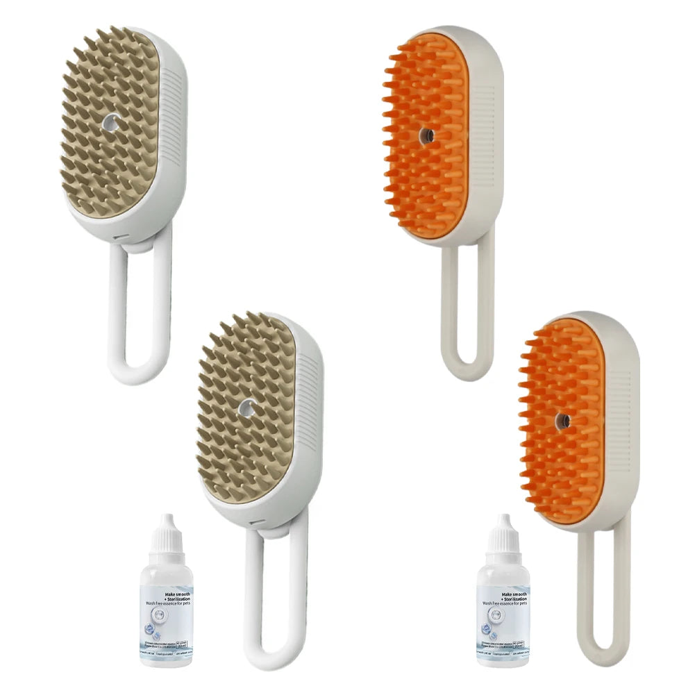Cat Steam Brush Steamy Dog Brush 3 in 1 Electric Spray Cat Hair Brushes USB Rechargeable Dog Grooming Massage Comb for Pet Hairs - Buy online at  Vibe In Cart.