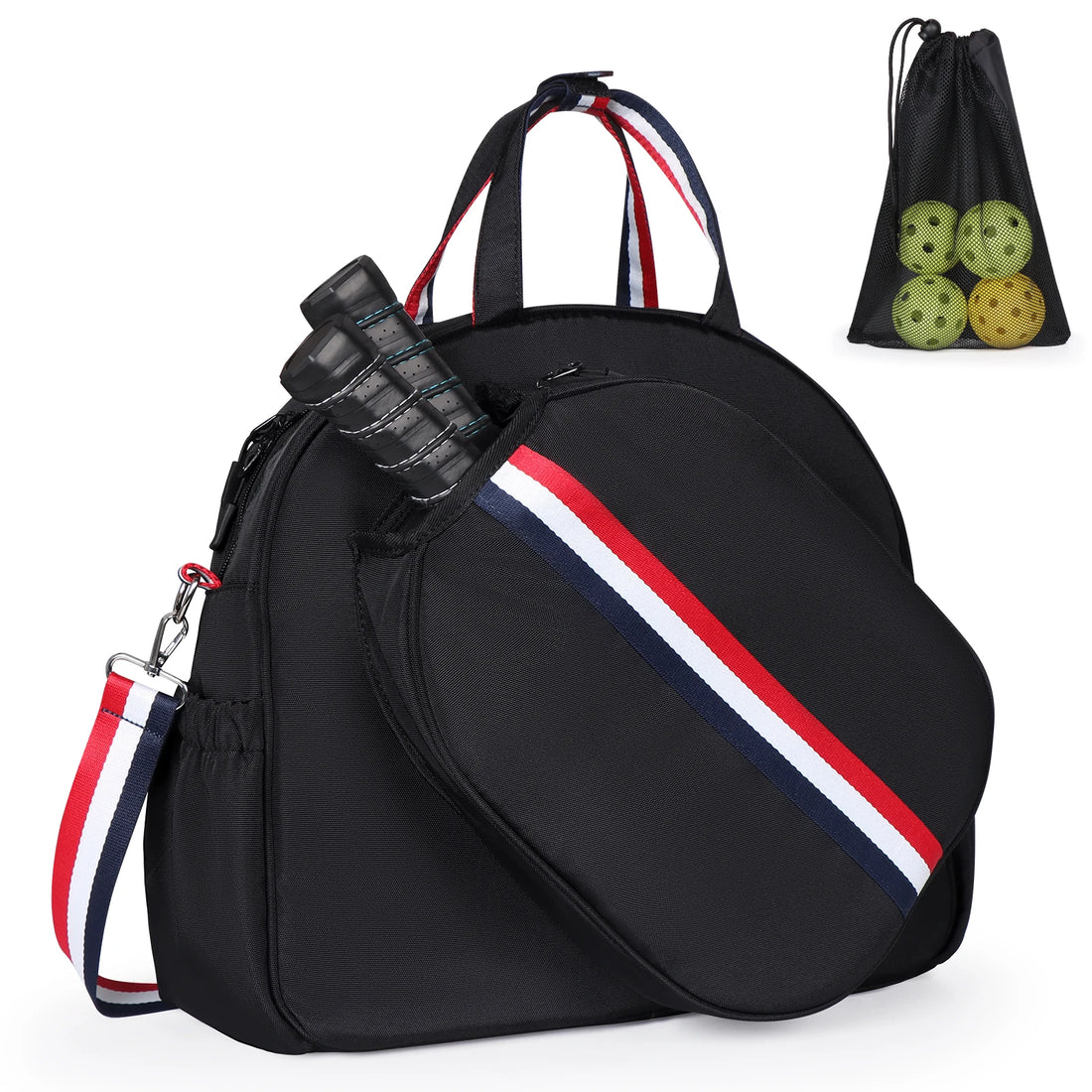 Adjustable Pickleball Paddle Backpack Bag Multi Sport Large Capacity Storage Tennis Racquetball Equipment For Men Women - Buy online at  Vibe In Cart.