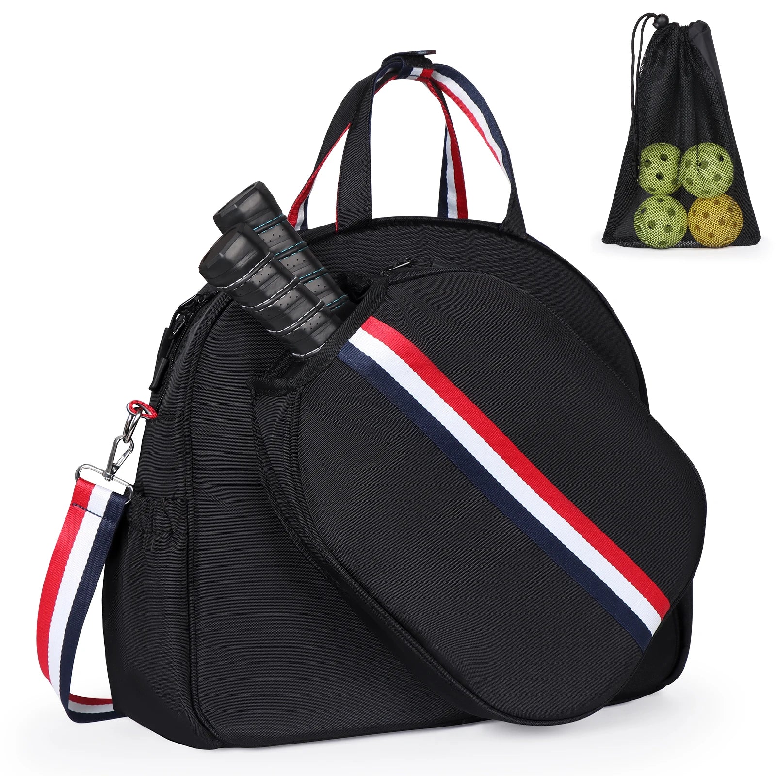 Adjustable Pickleball Paddle Backpack Bag Multi Sport Large Capacity Storage Tennis Racquetball Equipment For Men Women - Buy online at  Vibe In Cart.