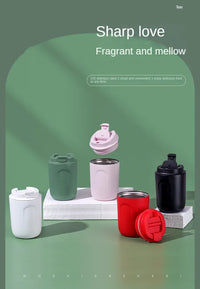 Mini Thermos Bottle Coffee Mug Stainless Steel Cup Thermal Leakproof Vacuum Flask Double Wall Tumbler Insulated Travle Drinkware - Buy online at  Vibe In Cart.