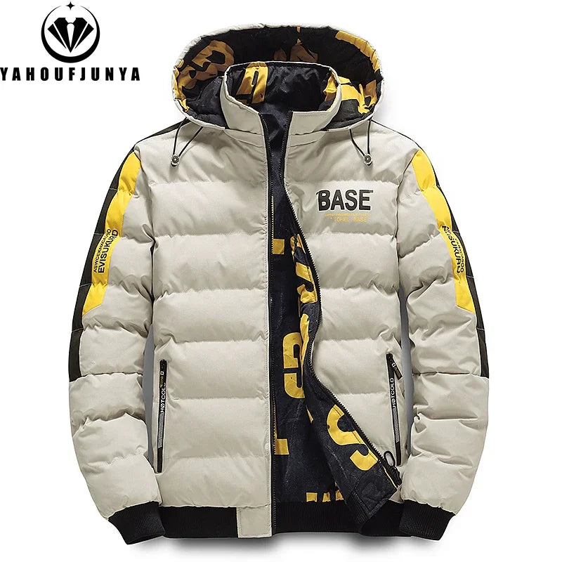 Winter Men Outdoor Windbreak Brand Removable Hooded Jacket Men Windbreak Thick Warm Casual Fashion Parka Jacket Coat Male Hots - Buy online at  Vibe In Cart.