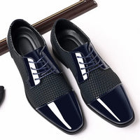 Men's Elastic Band Oxfords With PVC Insole And Rubber Outsole