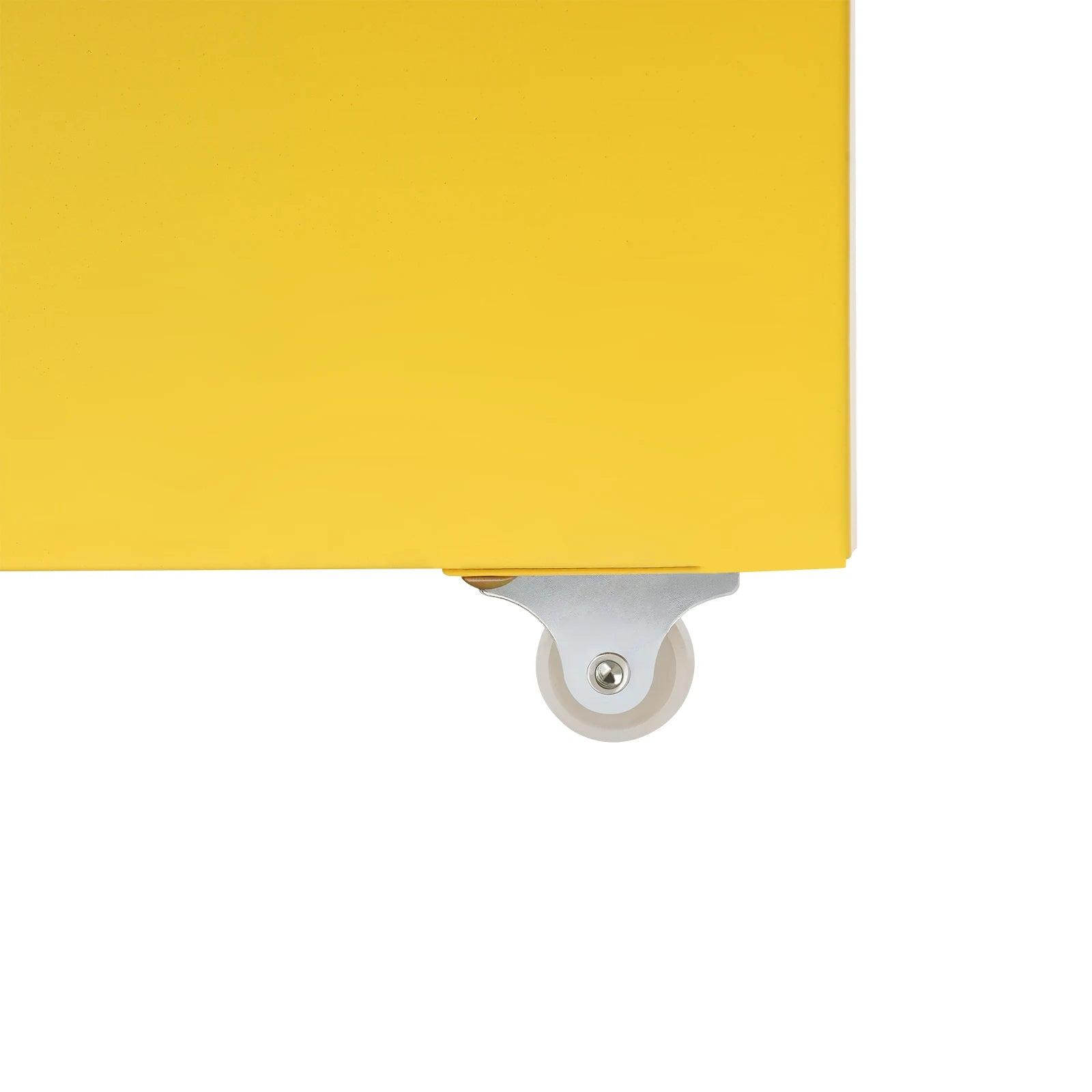 Lockable Rolling Metal File Cabinet| 6-Drawer Home Office Document Storage Container with Wheels| Off-white/Green/Yellow - Buy online at  Vibe In Cart.