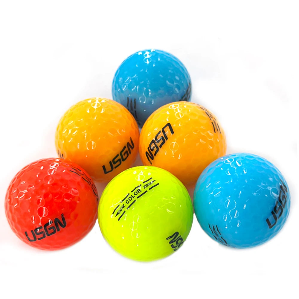 1 Box 12 Pcs Golf Two Layers Game Ball Durable 4 Colors Golf Practice Balls Golf Sports Supplies Ultra Distance Line Assist - Buy online at  Vibe In Cart.