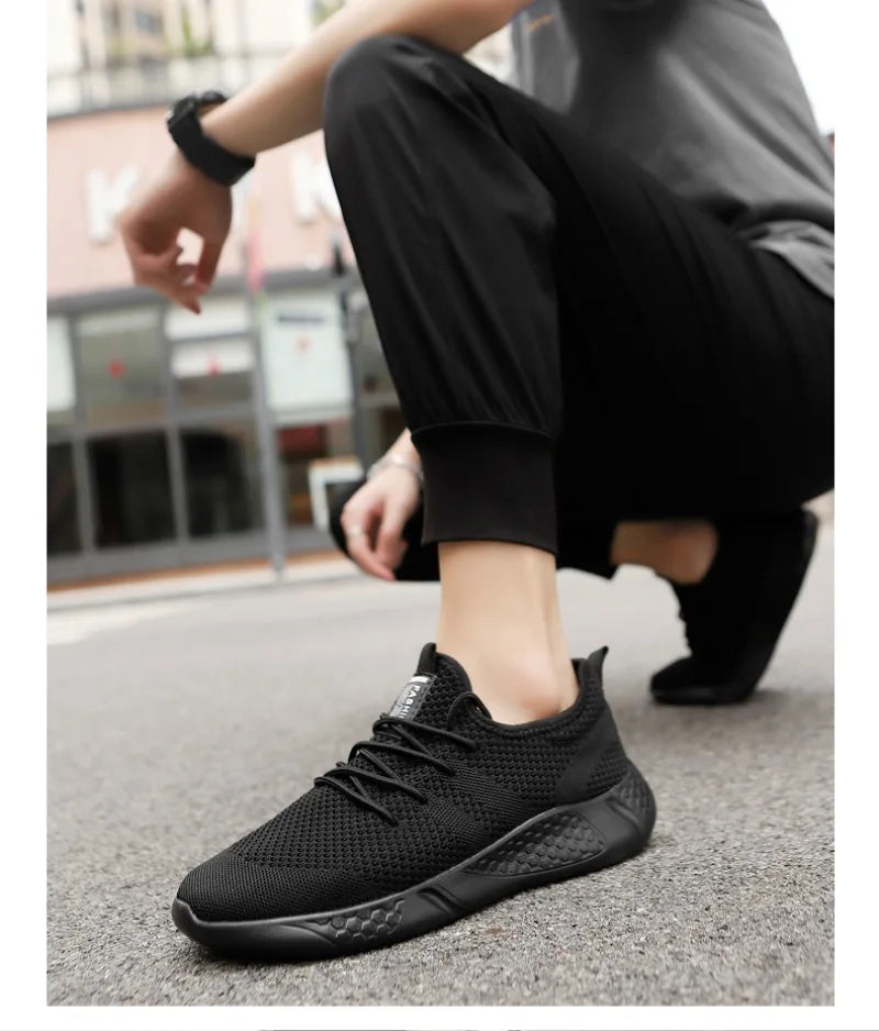 Men's Casual Sneakers Breathable Comfortable Walking Shoe Lace-up and Anti-slip Athletic Jogging Tennis Shoe Large Size 39-50 - Buy online at  Vibe In Cart.