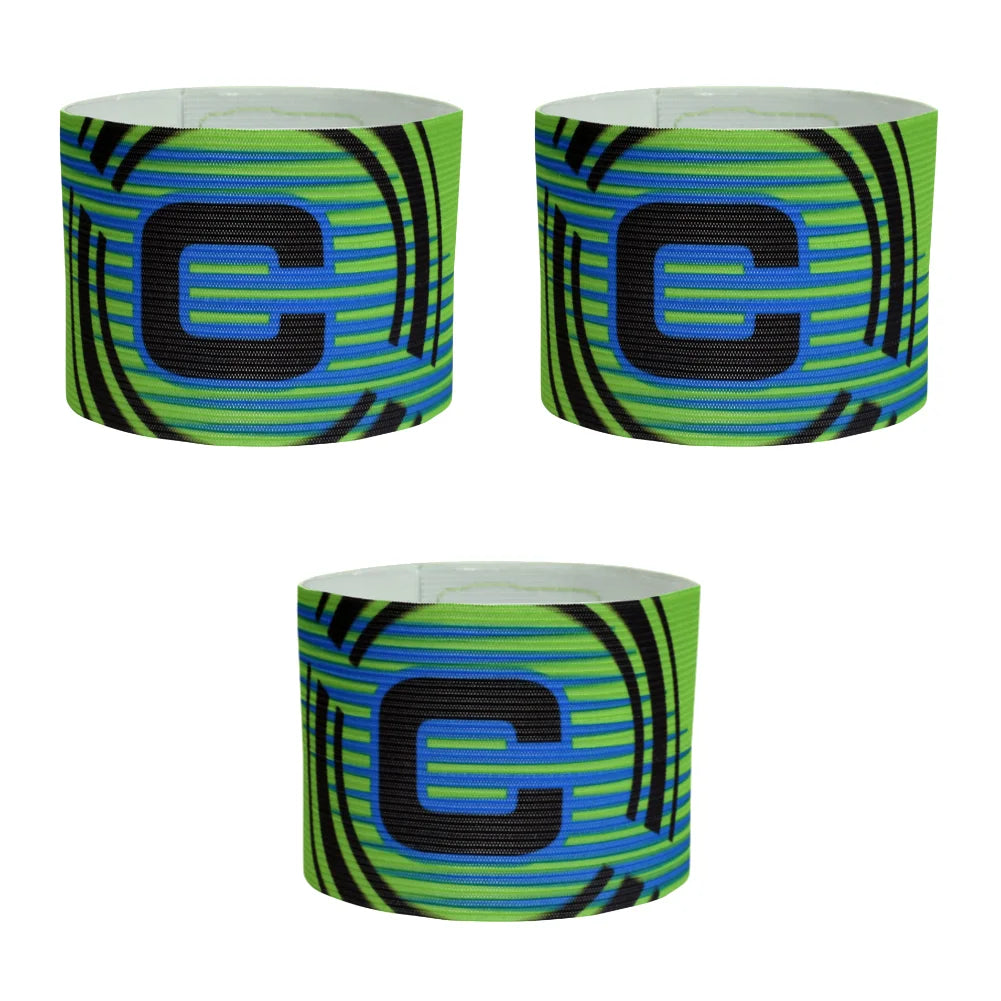 Adjustable Elastic Polyester Soccer Captain Armband for Training